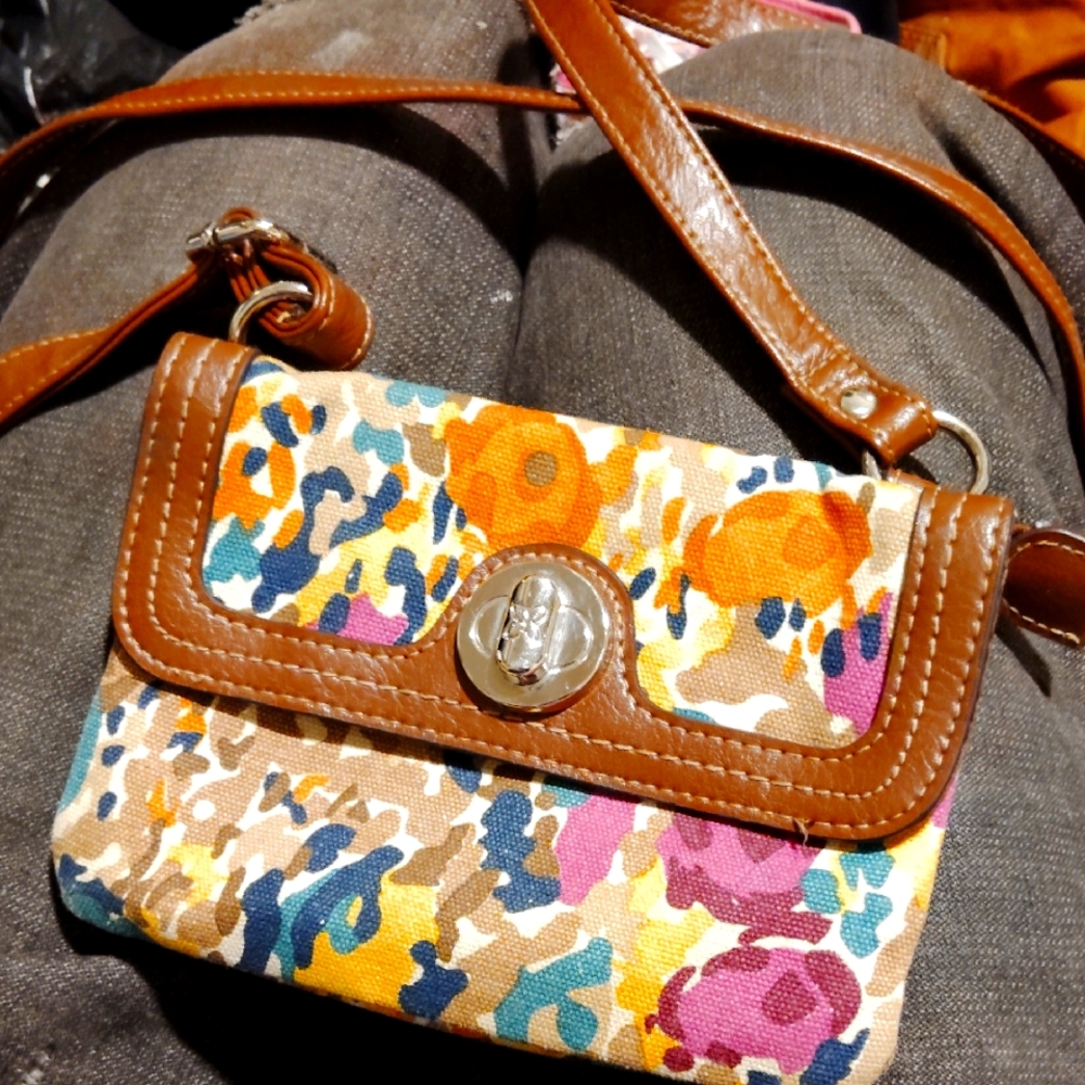 Relic® Floral Canvas Crossbody Bag